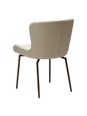 ebuy24 Esszimmerstuhl Glam Offwhite 2er Set