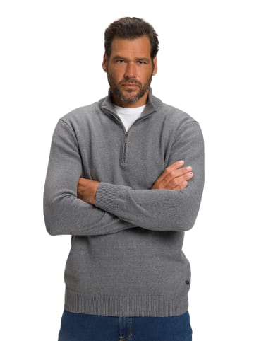 JP1880 Pullover in grau melange