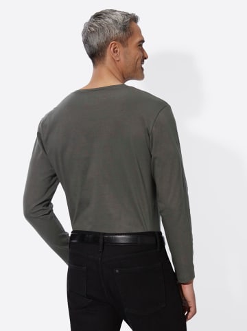 Sieh an! Langarm-Shirt in graphit