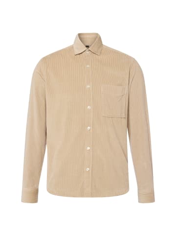 Nils Sundström Cordhemd in beige