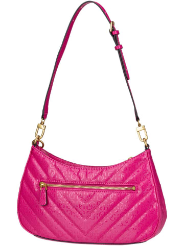 Guess Abendtasche Jania Top Zip Shoulder Bag in Fuchsia