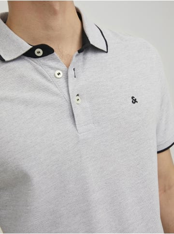 Jack & Jones Poloshirt in Light Grey Melange 3