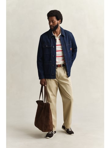 Gant Shirt in rot beige - 0002