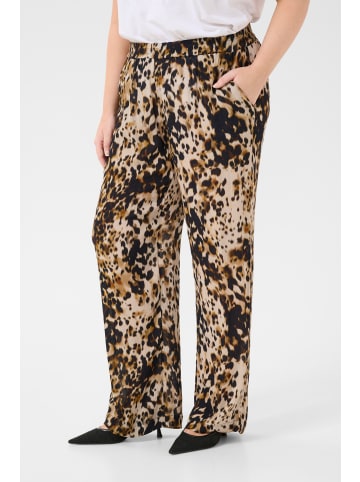KAFFE curve Casual Hose KCjulia Loose fit in Leopard Print