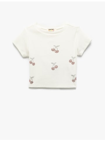 KOTON TSHIRT SS in Ekru