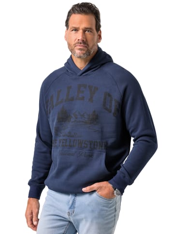 JP1880 Sweatshirt in mattes nachtblau