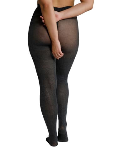Ulla Popken Strumpfhose in grau melange