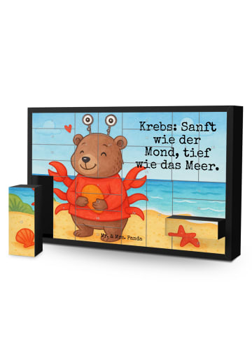 Mr. & Mrs. Panda Weihnachtskalender Krebs Astrologie Design mit ... in Weiß