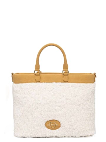 Love Moschino Handtasche Borsa Shearling in Sabbia