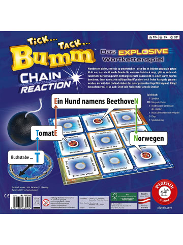 Piatnik Tick Tack Bumm - Chain Reaction in blau