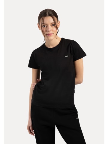 SMILODOX T-Shirt Laurena in Schwarz
