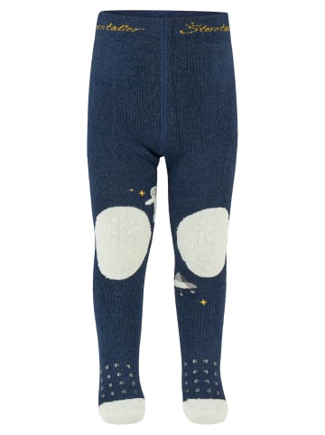 Sterntaler Krabbelstrumpfhose Astonaut in blau melange