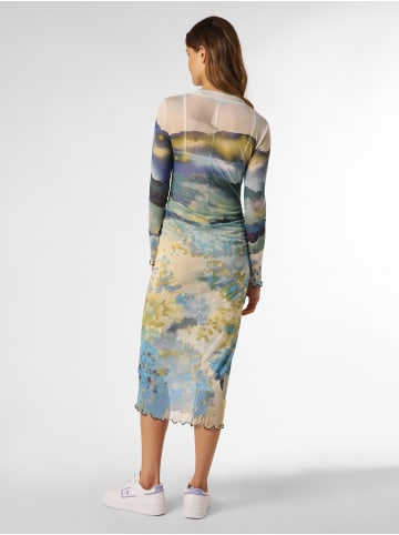 Rich & Royal Kleid in ecru blau - 0001