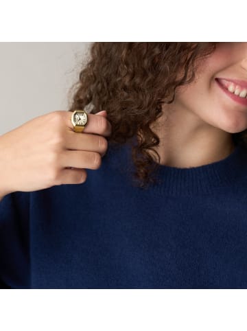 Fossil Ringuhr Ringuhr - HARLOW WATCH RING in gold