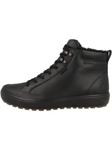 Ecco Schnürschuhe Soft 7 Tred M Mid GTX in schwarz