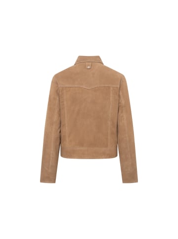 Bolongaro Trevor Lederjacke Freya Trucker in braun