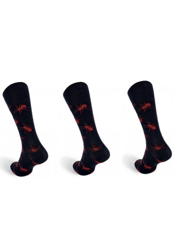 COFI 1453 Herrensocken Baumwollmischung in Schwarz Socken in Schwarz
