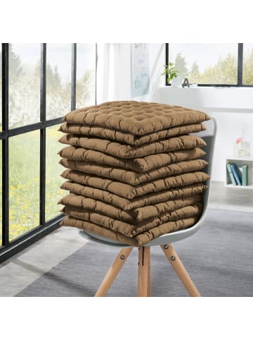 REDBEST Stuhlkissen 10er-Pack in braun