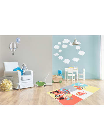 Arte Espina Wohnzimmer Teppich – Kurzflorteppich Playground 425 in multi - rechteckig