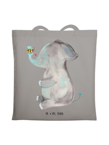 Mr. & Mrs. Panda Beutel Elefant Biene ohne Spruch in Light Grey