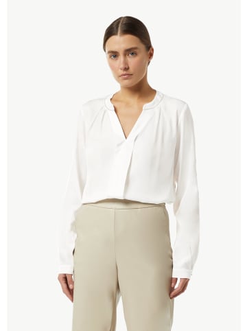 comma Bluse langarm in Weiß