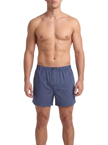 normani 3 Stück Herren Web Boxershorts in Navy