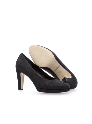 Gabor Fashion Plateau Pumps in schwarz