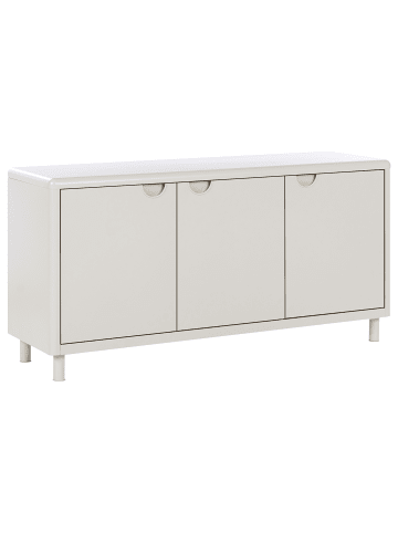 Beliani Büroschränke KORVO in Beige - (W) 140 x (H) 70 x (L) 42 cm