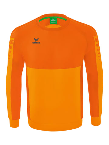 erima Six Wings Sweatshirt in new orange/orange