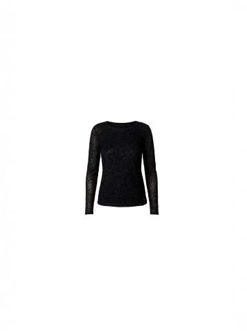 KOROSHI Langarm-T-Shirt Damen Tüll in SCHWARZ
