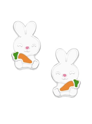 schmuck23 Silber-Ohrringe Hase 925 0,7 cm x 0,8 cm