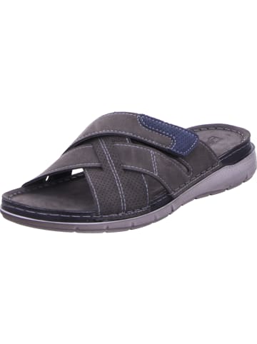 Fischer Markenschuh Pantolette in grau