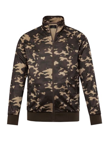 JP1880 Sweatjacke in haselnuss