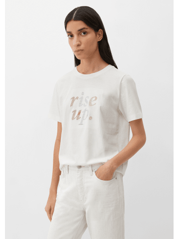 s.Oliver T-Shirt kurzarm in Creme