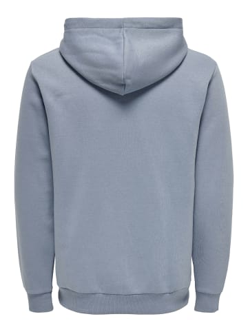 ONLY & SONS Kapuzenpullover in Flint Stone