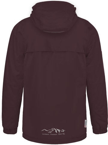 Normani Outdoor Sports Kinder Regenjacke mit Fleecefutter Taunton in Bordeaux