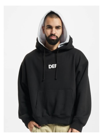 DEF Kapuzenpullover in black