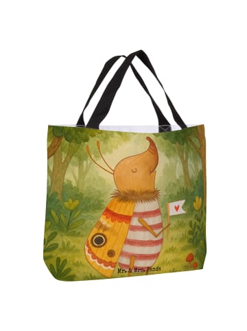 Mr. & Mrs. Panda Reisetasche Nachtfalter Fähnchen Design ohne Sp... in Weiß