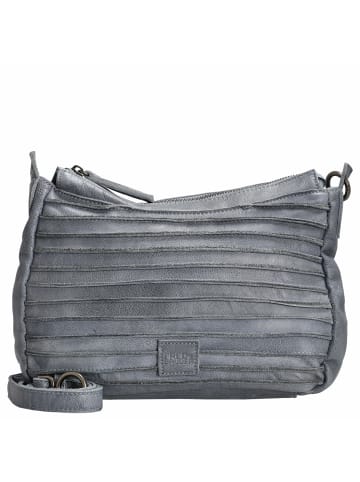 FREDs BRUDER Riffel Likely - Umhängetasche 38 cm (black) in sky blue
