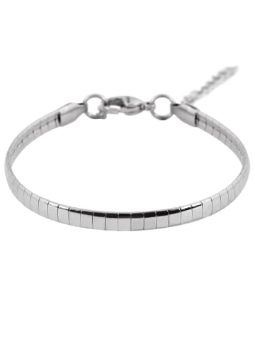 Adeliás Damen Armband aus Edelstahl 17+3 cm in silber