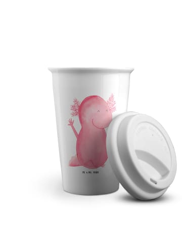 Mr. & Mrs. Panda To Go Becher Axolotl Hurra ohne Spruch in Weiß