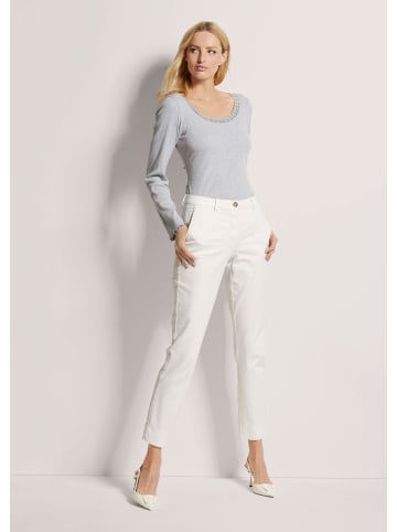 MADELEINE Chino-Hose mit gepflegter Note in perlweiß