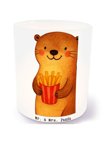 Mr. & Mrs. Panda Garten Windlicht Otter See Pommes ohne Spruch in Transparent