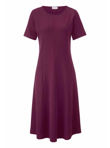 Hessnatur Hessnatur Jersey Kleid Kniebedeckend Slim aus reiner Bio-Baumwolle in fuchsia