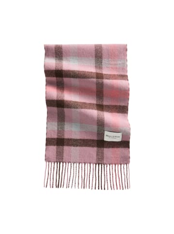 Marc O'Polo Doubleface-Wollschal in Bright Pink