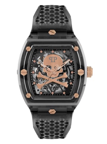 Philipp Plein Automatikuhr für Herren in Schwarz