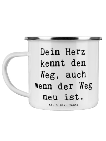 Mr. & Mrs. Panda Kaffeepott Spruch Trennung von den Eltern mit S... in Weiß