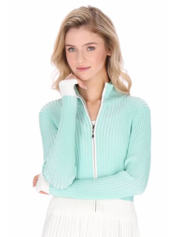 myMo Women Cardigan in mint white
