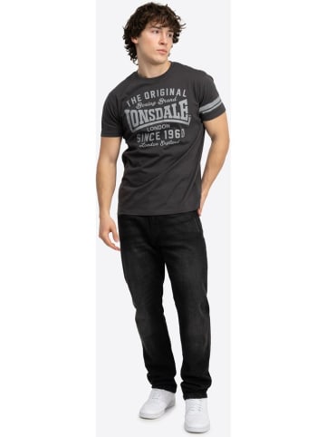 Lonsdale T-Shirt "Winnard T-Shirt Normale Passform" in Schwarz
