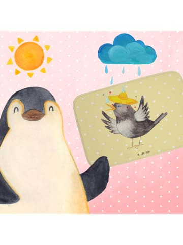 Mr. & Mrs. Panda badezimmer läufer Rabe Sombrero ohne Spruch in Gelb Pastell